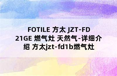 FOTILE 方太 JZT-FD21GE 燃气灶 天然气-详细介绍 方太jzt-fd1b燃气灶